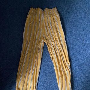 loose fitted striped pants